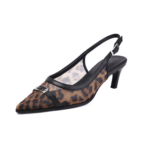 Damen-Sandalen Sommer Neue Mode Spitze Atmungsaktives Mesh Hohl Hohe Absätze Retro Bequeme Brautparty Arbeitsschuhe 210-3