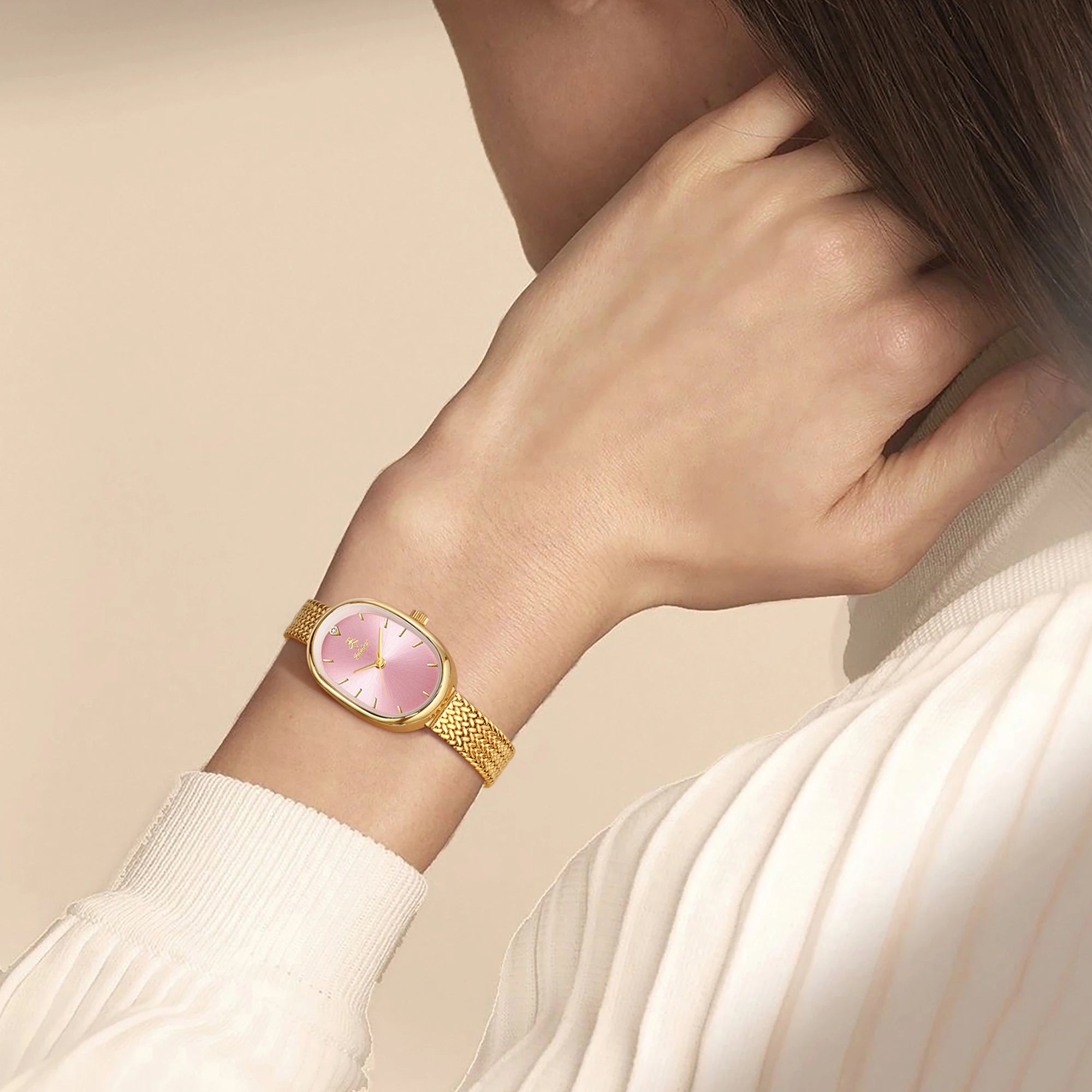 Orologio da polso al quarzo impermeabile da donna alla moda di marca YaLaLuSi: design minimalista per ragazze, orologio da donna