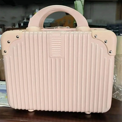 Mini valigia da viaggio leggera da 14 pollici Scatola per cosmetici Organizzatore per bagagli a mano impermeabile Custodia per trucco Piccola custodia da imbarco protettiva