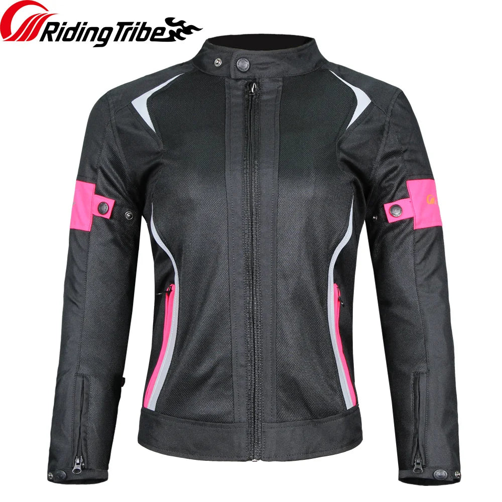Giacca invernale da moto da donna abbigliamento da equitazione impermeabile caldo tuta di sicurezza per il corpo da corsa equipaggiamento protettivo e fodera incorporati JK-64