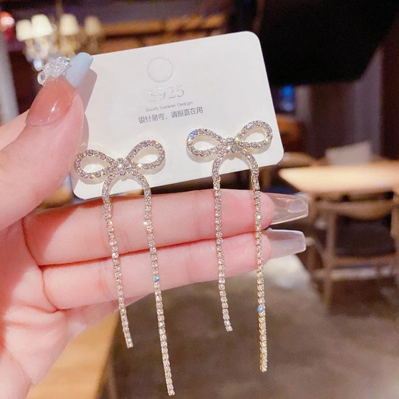 925 Ago D'argento Coreano Moda Perla Nappa Orecchini Per Le Donne Gioielli 2024 di Tendenza delle Nuove Donne di Lusso Zircone Orecchini di Perle