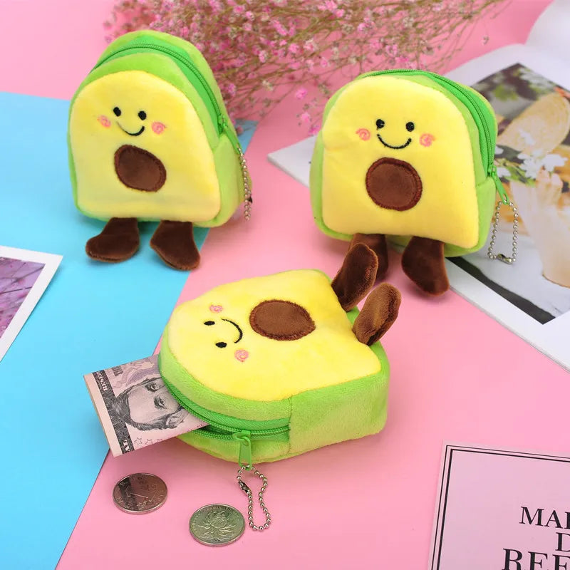 Cartone animato animale ragazzi portamonete in peluche bambini portamonete con cerniera custodia portaoggetti simpatici animali portafogli donna mini borsa regalo per bambini