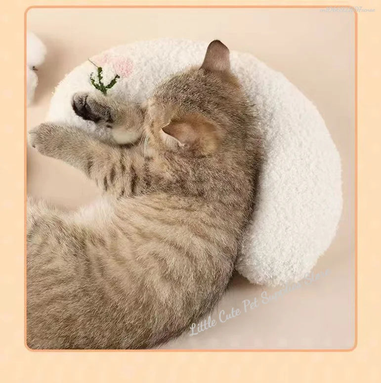 Pet Piccolo cuscino Moda Protezione per il collo Sonno profondo Cucciolo Gattino Cuscino a forma di U Cane Gatto Poggiatesta Cuscino per dormire Forniture per animali domestici