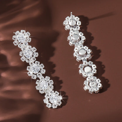 2 pezzi di tendenza della moda da donna, orecchini a sfera con petali di perle fai da te, viaggi all'aperto, carnevale, banchetti, feste, vestire, regali