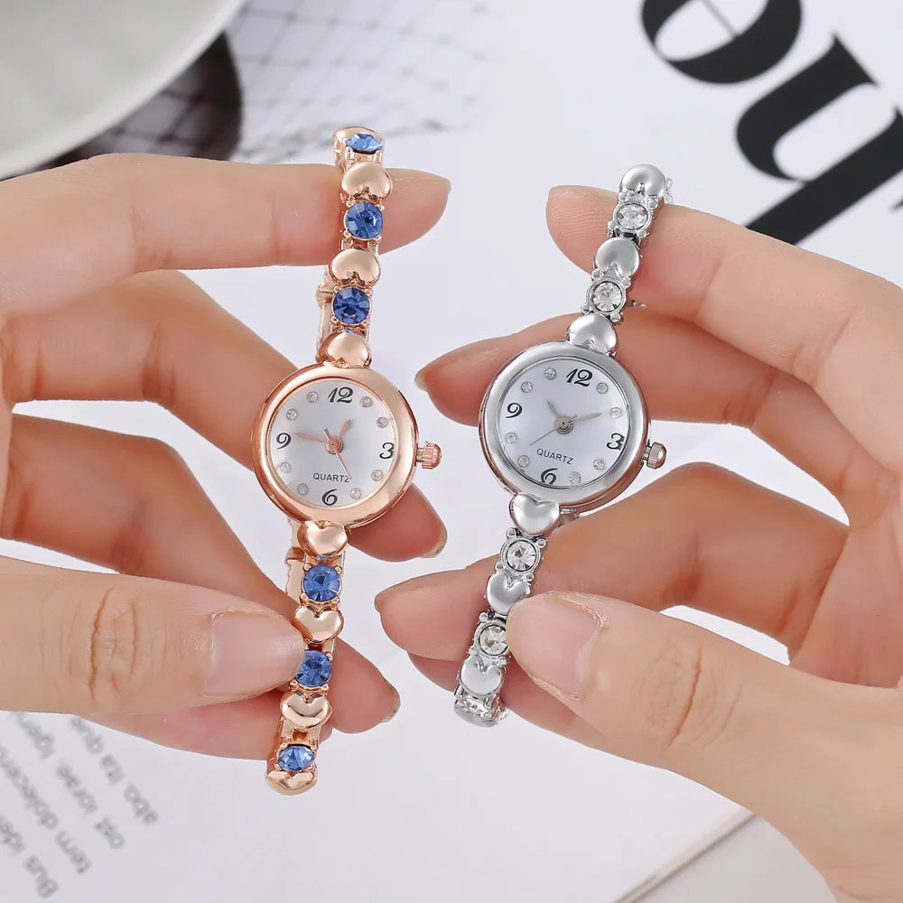 Orologio da Polso Donna in Acciaio Inossidabile, Design Semplice e Alla Moda, Movimento al Quarzo, Lussuoso e Conveniente