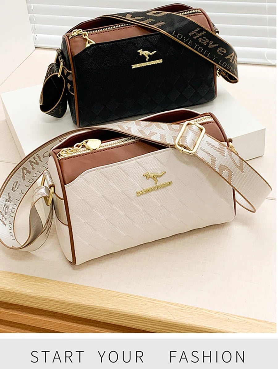 Borsa a tracolla da donna di lusso di alta qualità Borse a tracolla da donna di design famoso Borse a tracolla alla moda a quadretti alla moda Sac A