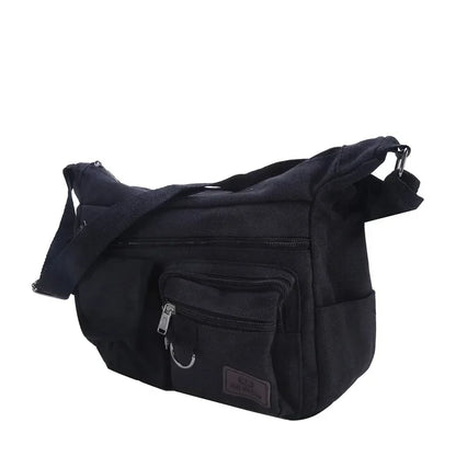 Borsa a Tracolla in Tela da Uomo, Borsa Casual da Viaggio, Borsa Messenger di Lusso, Borsa a Mano di Alta Qualità, Borsa da Petto alla Moda