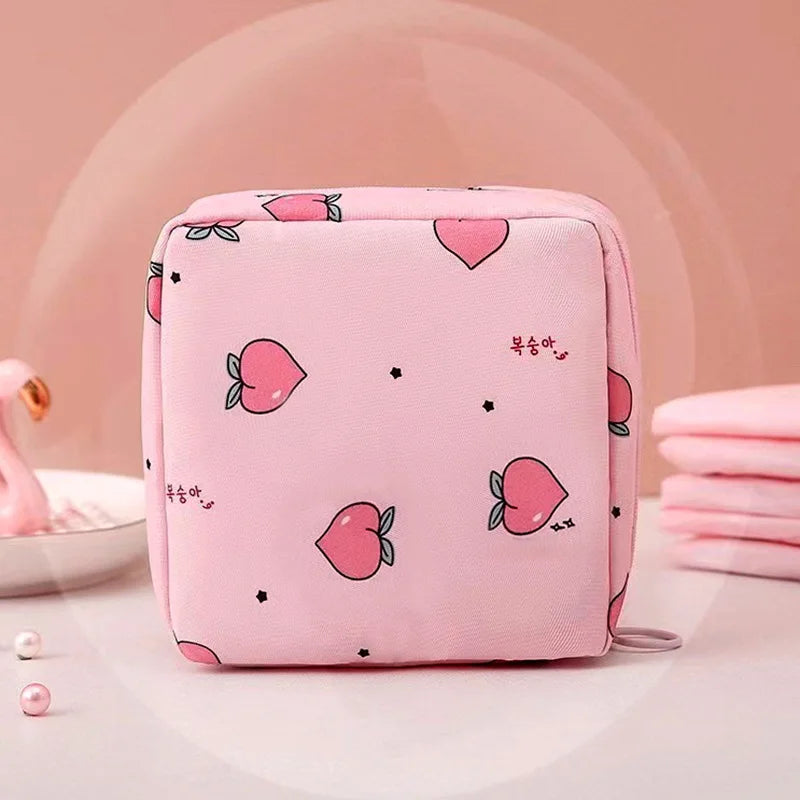 Sacchetto di immagazzinaggio del tovagliolo sanitario del pannolino delle ragazze sacchetti del pacchetto di assorbenti igienici di Nylon portamonete portamonete organizzatore di gioielli custodia per carte di credito