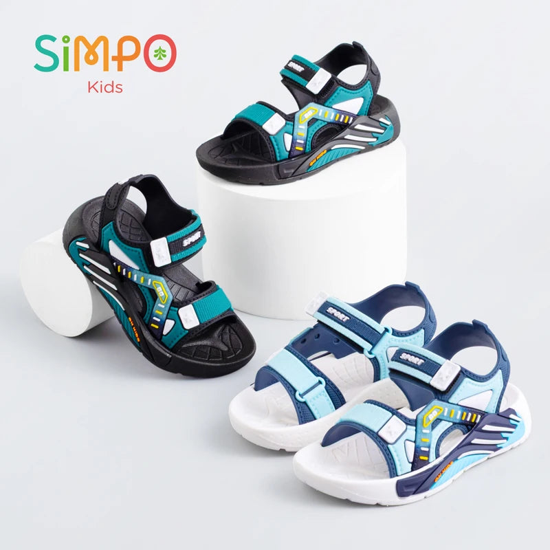Sommersandalen für Kinder, lässige Strandschuhe mit weicher Sohle für Grundschüler Jungen und Mädchen (Unisex)