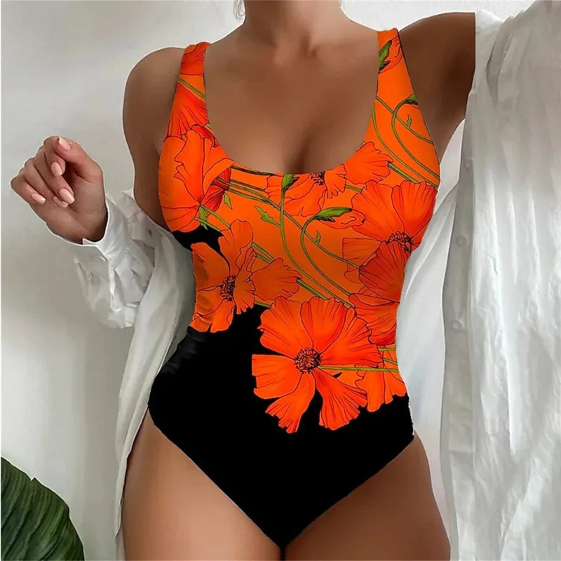One Piece Large Swimsuits Closed Plus Size Swimwear Push Up Female Body Bathing Suits For Pool Beachwear Women's Swimming Suit