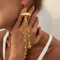 Nuovi orecchini a bottone in argento antico con personalità di conchiglia stereo gotica per uomo donna Ognissanti gioielli punk regalo accessorio per le vacanze