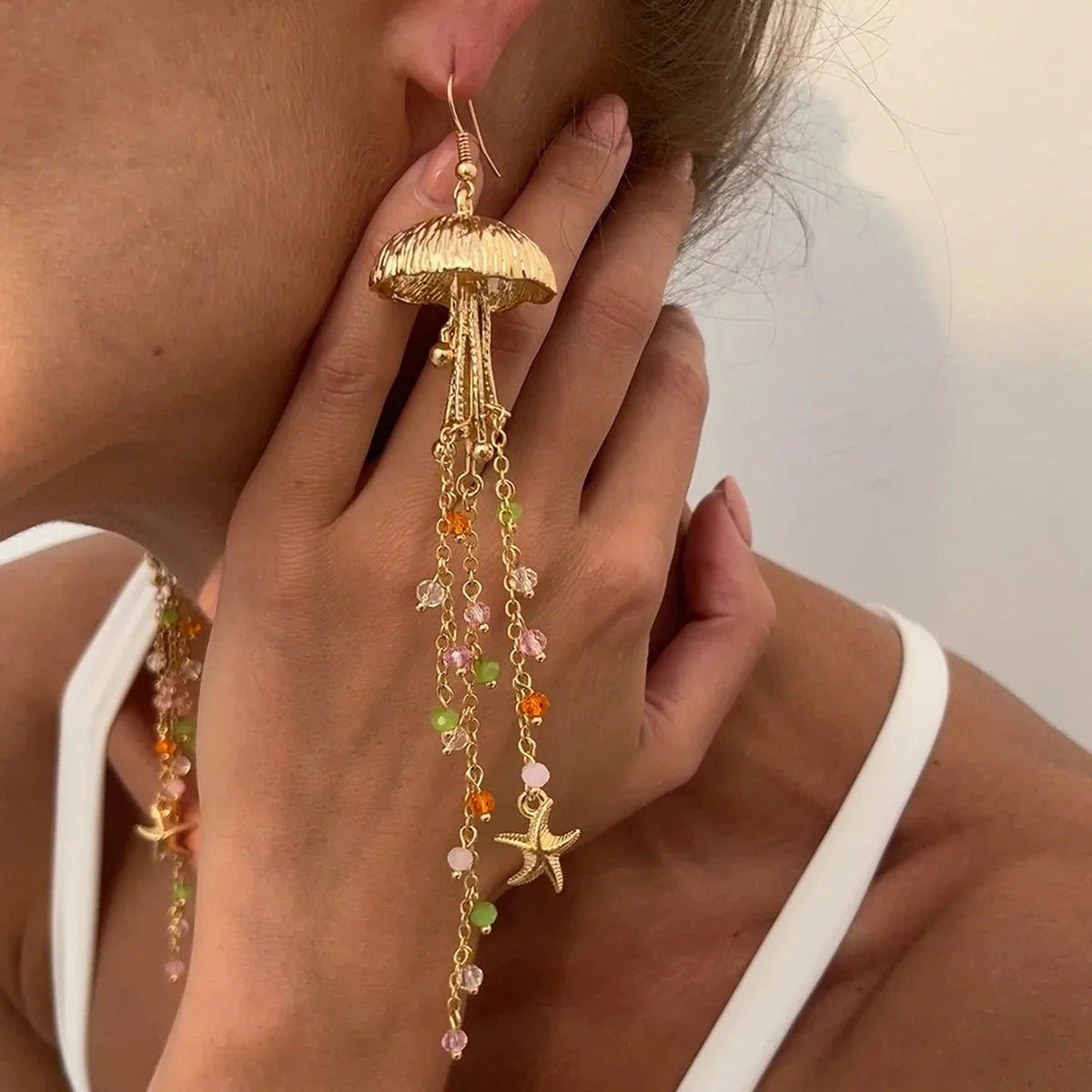 Nuovi orecchini a bottone in argento antico con personalità di conchiglia stereo gotica per uomo donna Ognissanti gioielli punk regalo accessorio per le vacanze