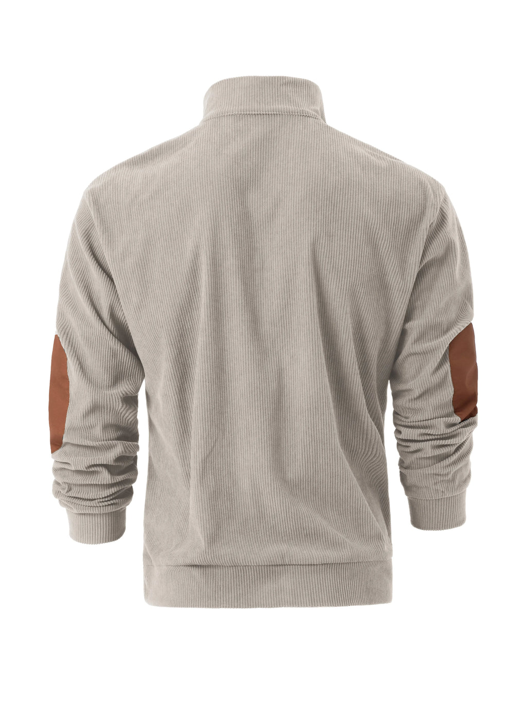 Top da uomo a maniche lunghe sportivi in tinta unita primaverili e autunnali, pullover da uomo all'aperto con colletto rialzato alla moda e casual