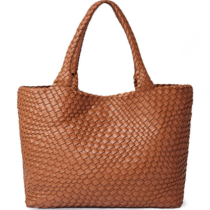 Borsa tote in tessuto Borsa da donna Borse a tracolla in pelle vegana - Borse tote da spiaggia estive alla moda - Borse da viaggio grandi