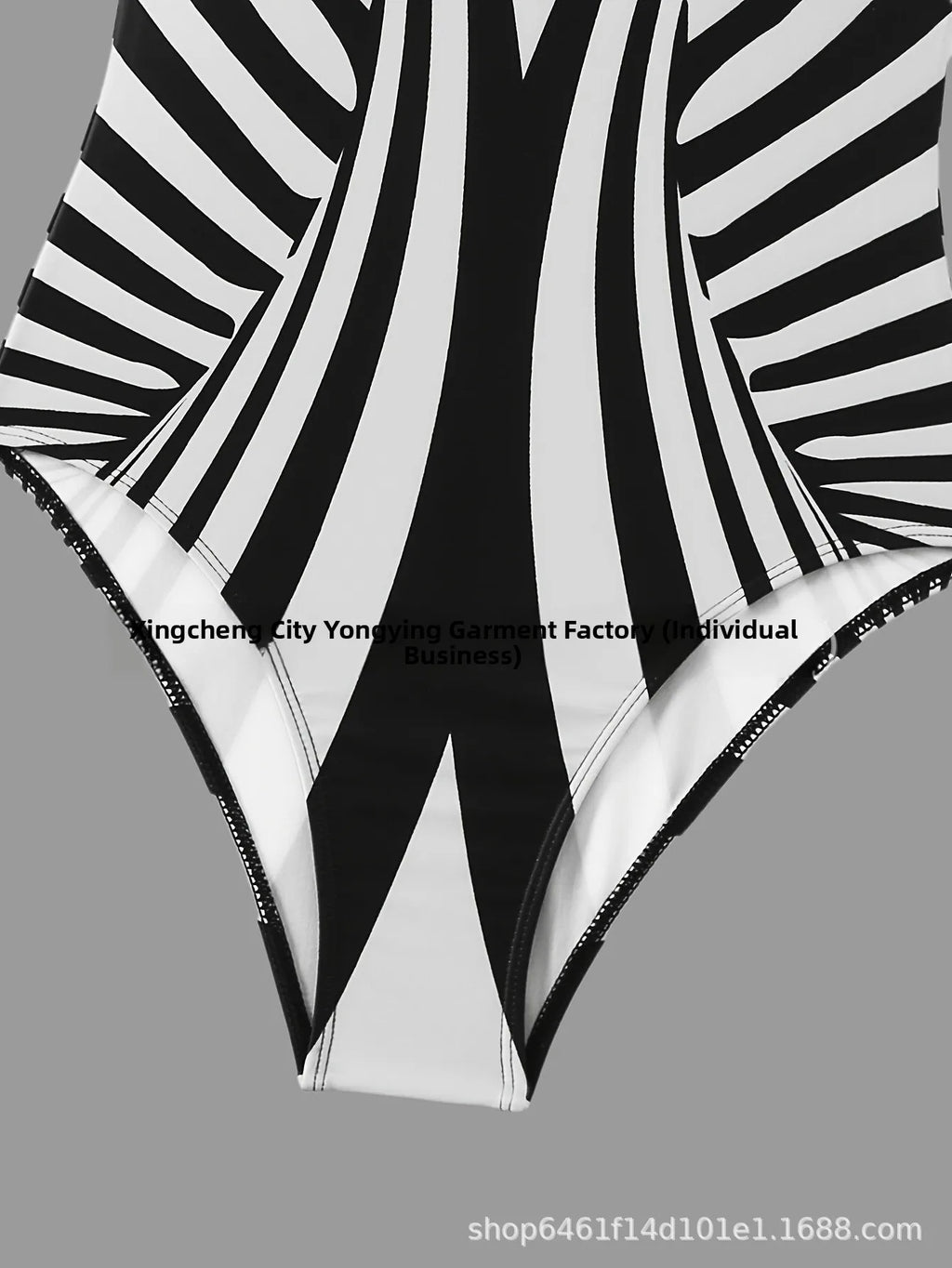 Women's One-Piece Bikini Swimsuit Stripe Pattern High Elasticity Beach Vacation Suitable for Swimming And Water Sports