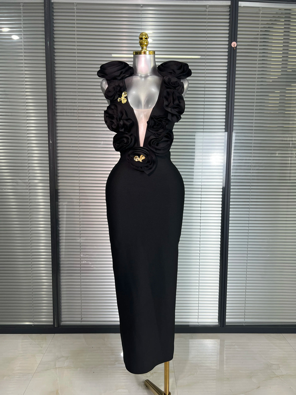Nouvelles Femmes Été Sexy Rouge Noir Fleur Tank Longue Robe Bandage Moulante Robe De Soirée D'anniversaire De Célébrité