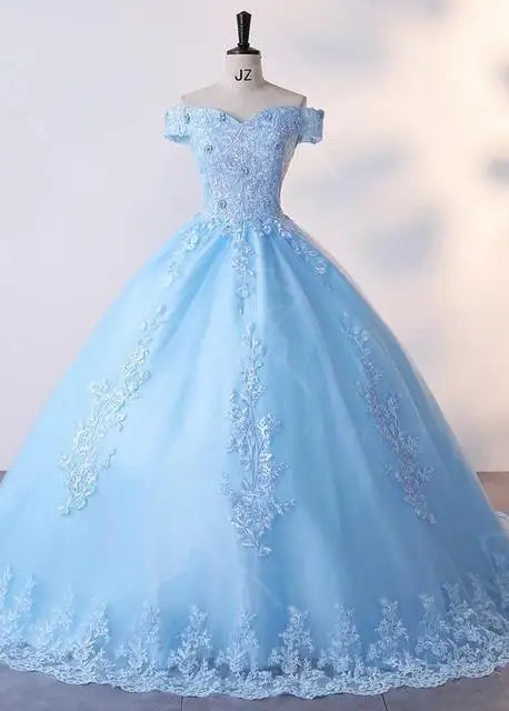 Ashley Gloria Pink Quinceanera abiti Sweet Flower Party Dress Luxury Lace Ball Gown Real Photo Prom Dress Boho Vestidos
