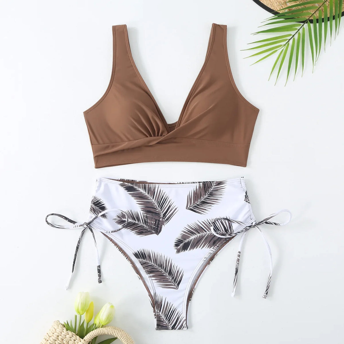 Sexy Bikini 2026 Swimsuit Women Trend Swimwear Female High Waisted Bikinis Sets Korean Swimming for Woman Bathing Suit Beachwear