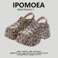 Pantofole da spiaggia estive nuove da donna di lusso 2024 tacco alto 9cm suola morbida leggera comode pantofole Casual di alta qualità