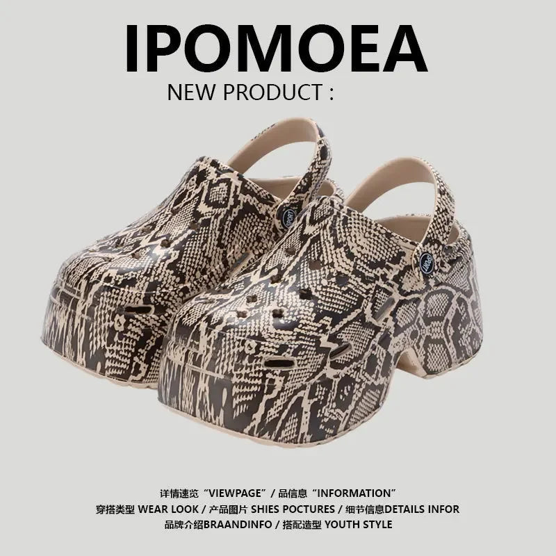 Pantofole da spiaggia estive nuove da donna di lusso 2024 tacco alto 9cm suola morbida leggera comode pantofole Casual di alta qualità