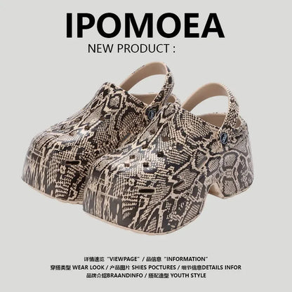 Pantofole da spiaggia estive nuove da donna di lusso 2024 tacco alto 9cm suola morbida leggera comode pantofole Casual di alta qualità