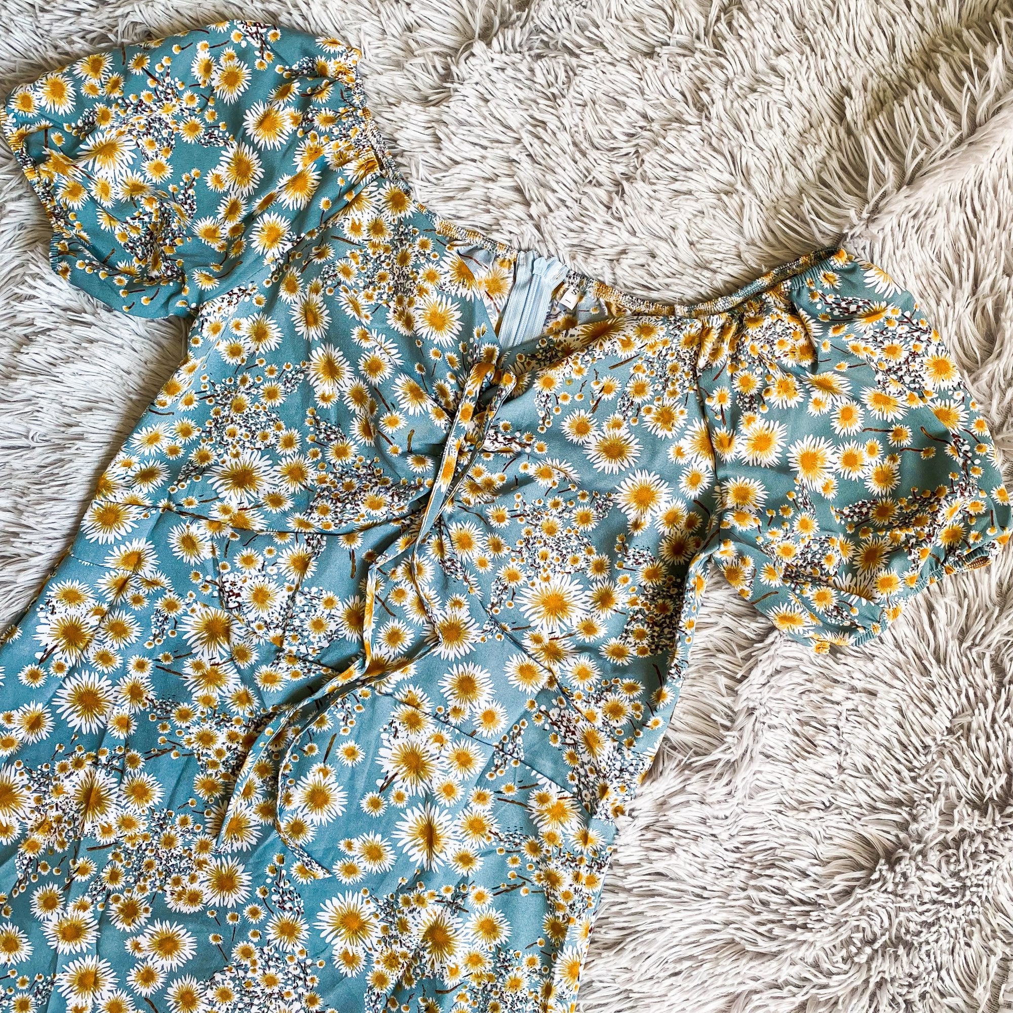 Mini abiti da donna Moda estiva Abiti femminili Stampa Abiti in chiffon floreale Abito casual con maniche corte a pieghe arricciate