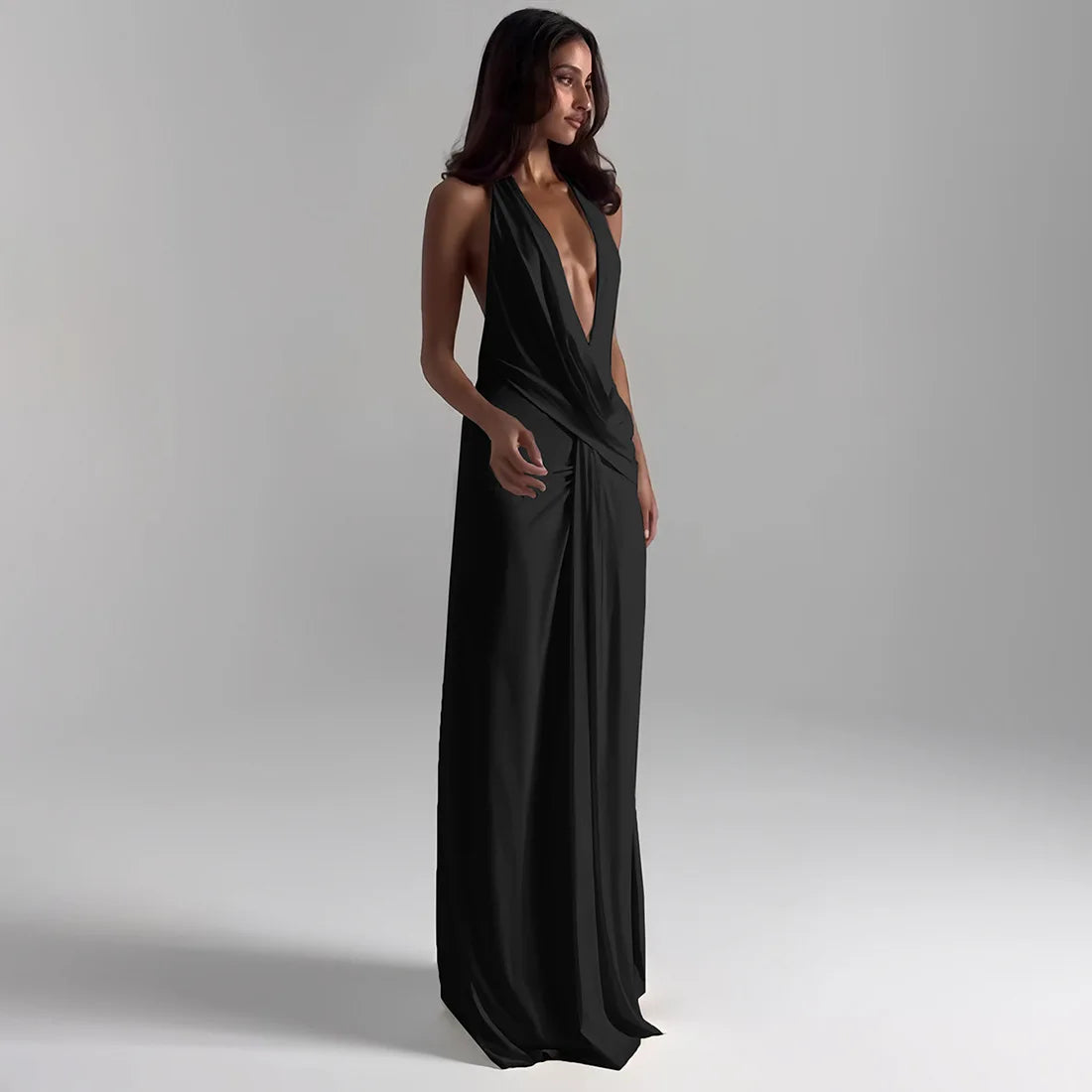Copricostume estivo da donna Costume da bagno con cinturino per spaghetti Abiti senza maniche Costume da bagno 2025 Nuova stampa Beach Holiday Maxi abiti Cover-Up