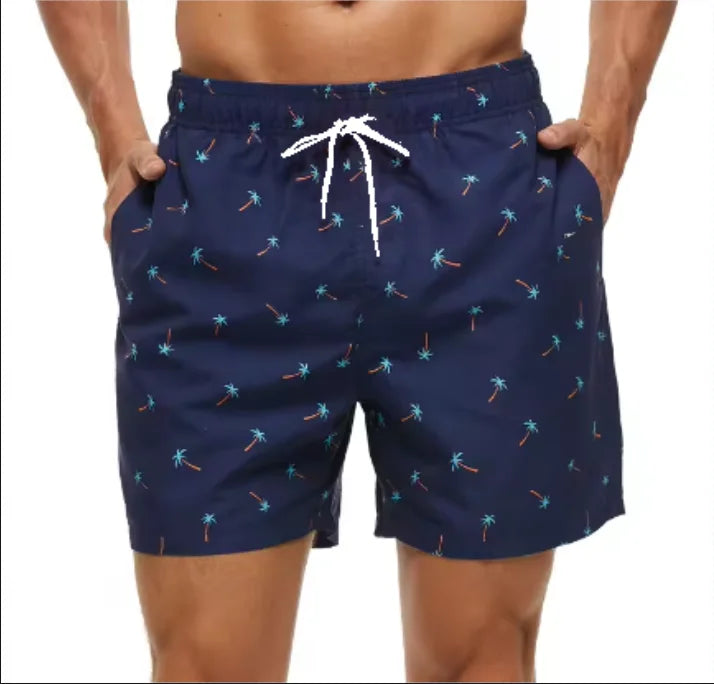 2025 Pantaloncini da spiaggia hawaiani estivi Vacanza Casual Stampa scozzese colorata Abbigliamento sportivo Tronchi ad asciugatura rapida Pantaloncini da ghiaccio Costume da bagno Hawaii