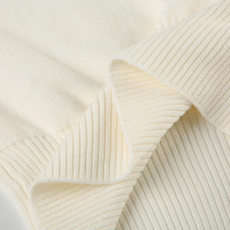 Maglione da donna monospalla in maglia, elegante, a maniche lunghe, caldo, con cintura in vita, pullover ampio, abbigliamento invernale autunnale, nuovo modello tinta unita