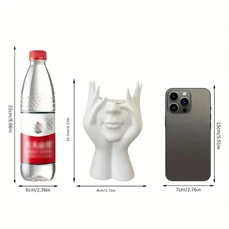 Creativo Body Art Styling Forniture per ufficio Desktop Portapenne multifunzionale Porta pennelli per trucco Decorazione