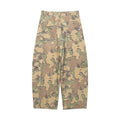 Pantaloni da donna con stampa mimetica, vita con coulisse, gamba larga, taglio ampio, orlo con coulisse, vestibilità comoda, pantaloni casual, streetwear, nuova moda 2026