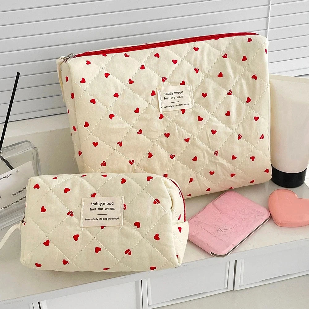 Fashion Ins Black Flower Borse trapuntate da donna Borsa da viaggio Organizer Custodia per trucco cosmetico Borsa tote portatile con cerniera