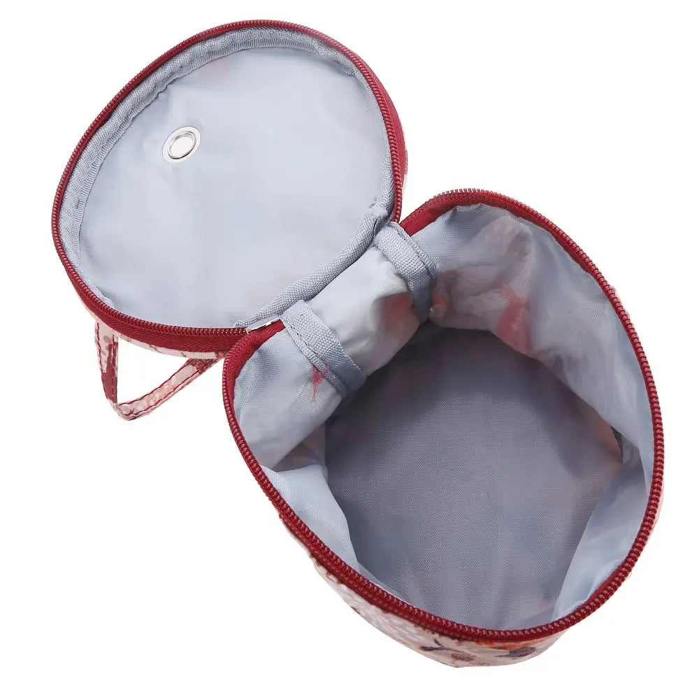 Borsa portaoggetti per filati Borse rotonde per filati di lana per maglieria Organizzatore Aghi per cucire all'uncinetto Borsa Strumenti per tessitura Accessori Ciotola Artigianato Tote