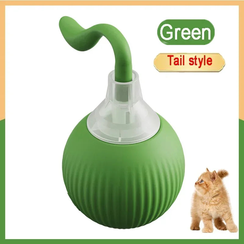 Forniture per animali domestici ricaricabili Addestramento per cani e gatti per imitare i giocattoli interattivi per animali domestici dei ratti Palla giocattolo elettrica Coda simulata Casa