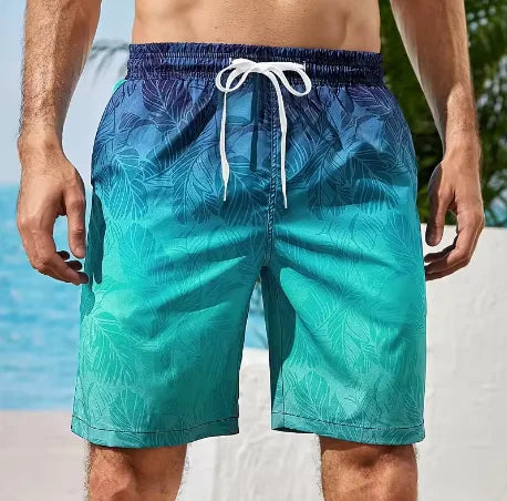 2025 Pantaloncini da spiaggia hawaiani estivi Vacanza Casual Stampa scozzese colorata Abbigliamento sportivo Tronchi ad asciugatura rapida Pantaloncini da ghiaccio Costume da bagno Hawaii