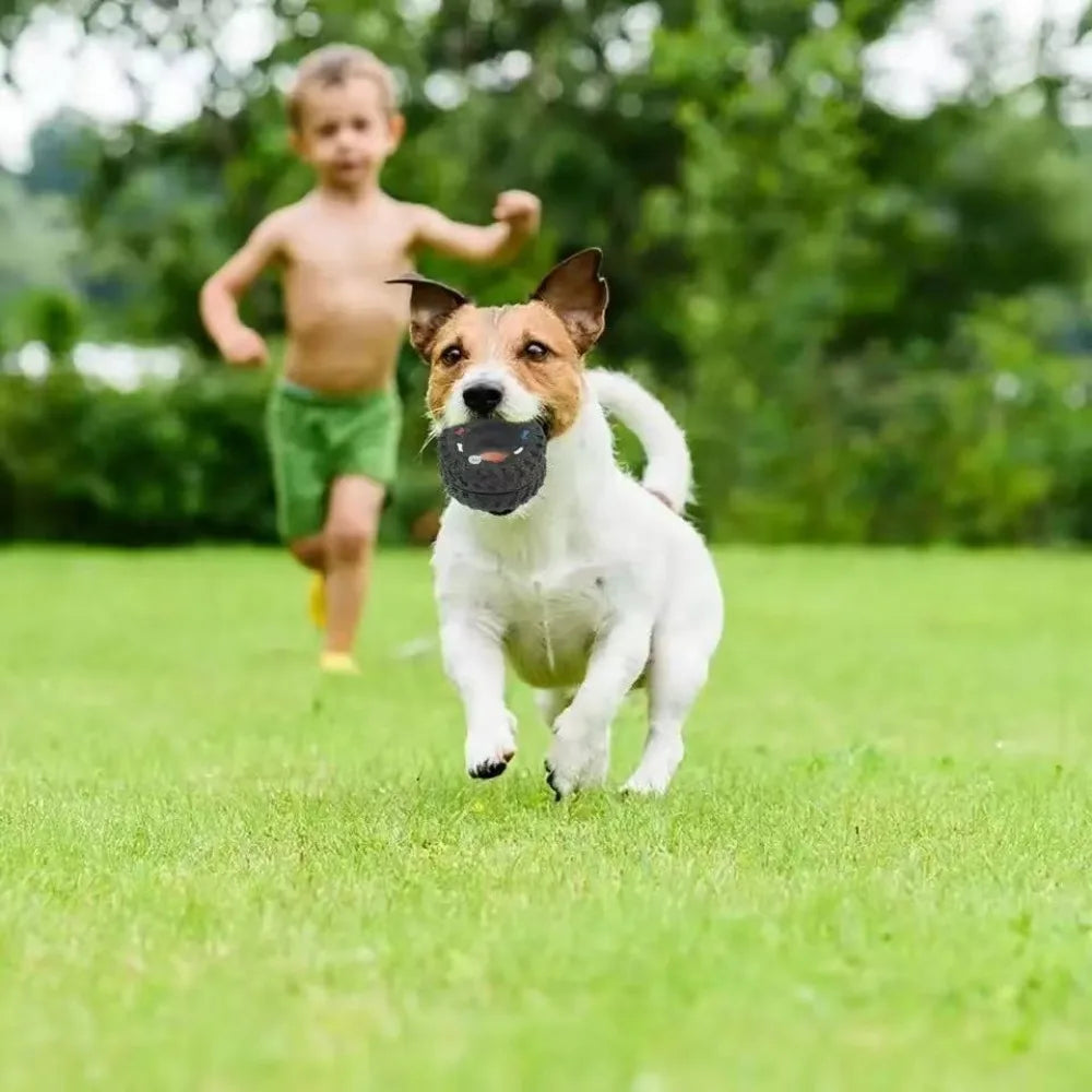 Giocattolo da masticare cigolante a forma di pneumatico per cani, resistente ai morsi, durevole, per cani di taglia piccola, media e grande, cuccioli, per la dentizione, il gioco e la masticazione, accessori per animali domes