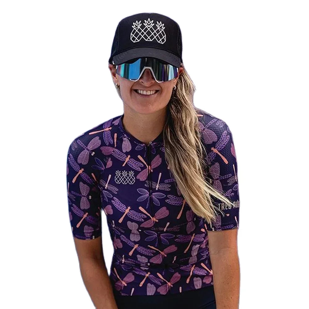 Tres Pinas Top Damen Trikot Radsportbekleidung Ciclismo Mtb Kleidung Maillot Radfahren Sommer Kurz Aero Kurzarm Shorts Outdoor Team Uniform