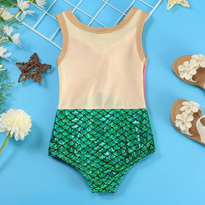 Costume da bagno principessa Sirena Mirabel Isabella Costume da bagno Set Ragazza Estate Beachwear Pool Party Bambini Anna Elsa Rapunzel Costume da bagno