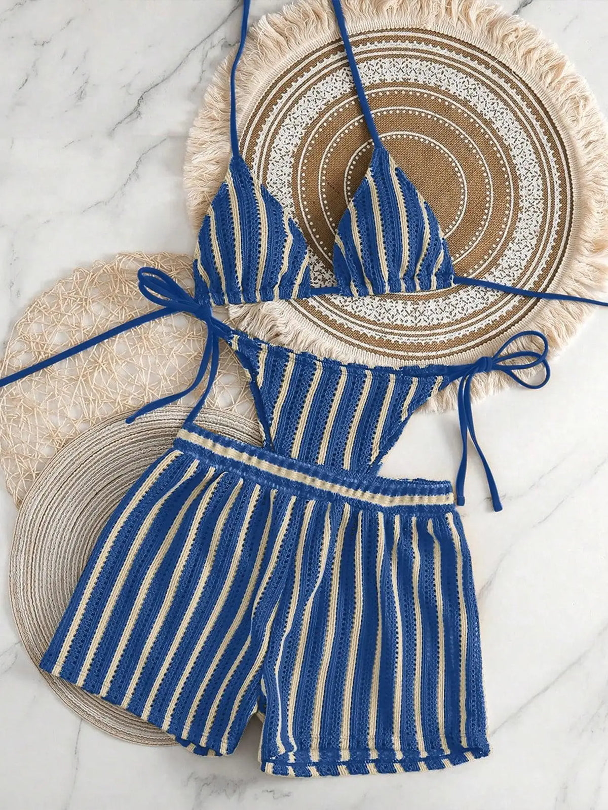 Sexy Bikini 2026 Women 3 Pieces Swimwear Female High Waist Swimsuit Orange Bathers Swimming Bathing Swim Suit Summer Beachwear
