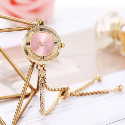 Orologio da donna alla moda con cinturino fine, orologi analogici al quarzo femminili, orologio Relojes