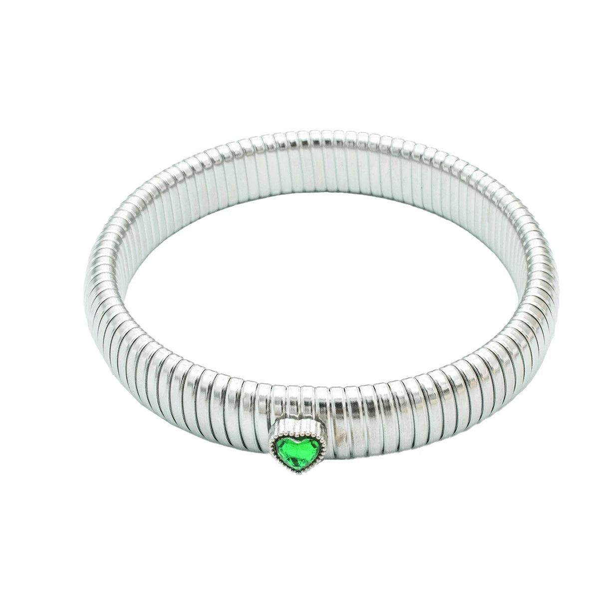 Bracciale in metallo spesso con elasticità retrò impermeabile in acciaio inossidabile placcato oro 18 carati tendenza moda gioielli unisex uomo donna