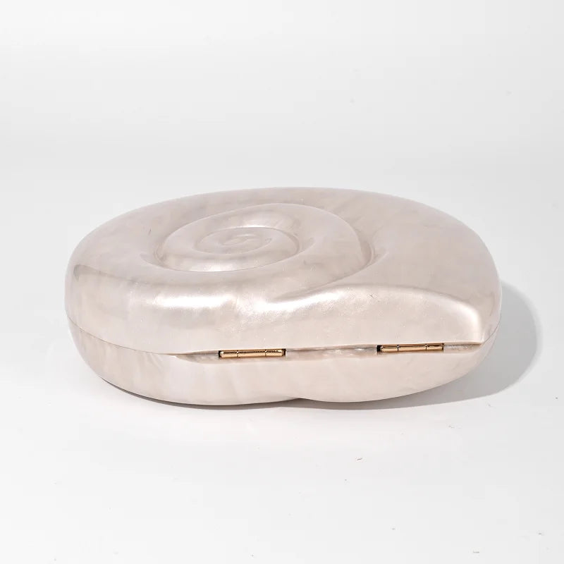 Borse per donna Portafogli Borsa a tracolla in acrilico conchiglia Borsa a tracolla da spiaggia estiva Serata di nozze Novità Borse di design di lusso