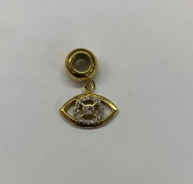 Bracciale a catena con ciondolo a forma di cuore o rotondo in acciaio inossidabile