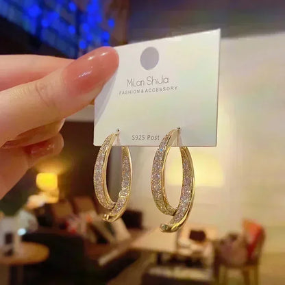 Orecchini di design combinato a doppio strato con rombo geometrico per le donne, moda semplice, accessorio quotidiano, gioielli per feste, regali di compleanno