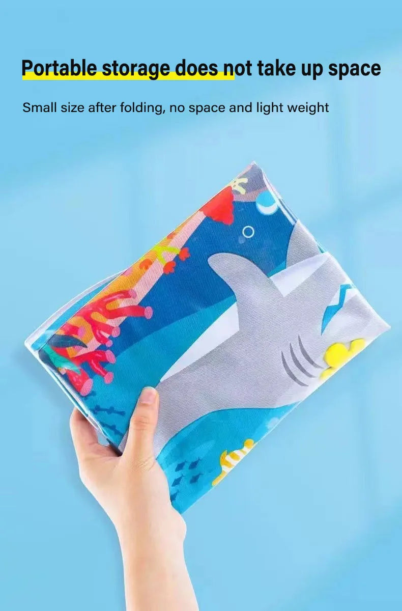 Tappetino per acqua sensoriale mare oceano Tappetino per acqua gonfiabile addensato per forniture per animali domestici per gatti Tappetino rinfrescante per pulizia Accessori estivi per animali domestici per gatti