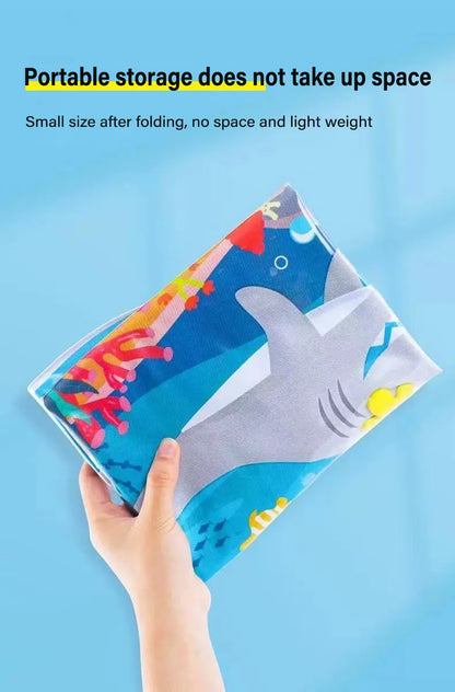 Tappetino per acqua sensoriale mare oceano Tappetino per acqua gonfiabile addensato per forniture per animali domestici per gatti Tappetino rinfrescante per pulizia Accessori estivi per animali domestici per gatti
