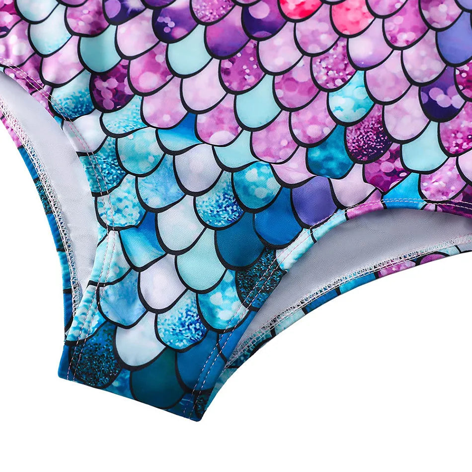 Costume da bagno a sirena per bambini costume da bagno intero per ragazze costume da bagno intero per ragazze Hot Spring Sling costume da bagno ad asciugatura rapida per sport acquatici