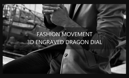BIDEN impermeabile sport uomo orologi Dragon Design orologio al quarzo per uomo cinturino in Silicone orologio da polso orologio maschile Relogio Masculino