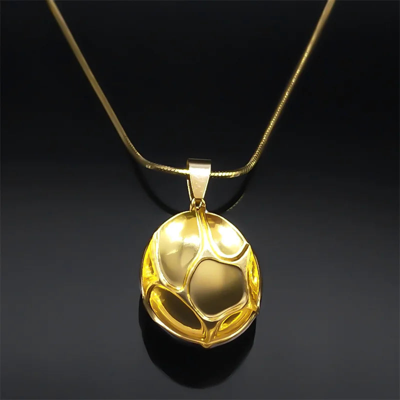 Collane con ciondolo con ciondolo rosa per donne Ragazze Acciaio inossidabile Colore oro Catena femminile alla moda Boho Collare con gioielli regalo NZZZ387S1