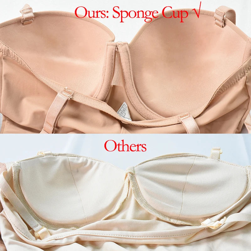 Becirzet Abiti da donna Sexy Girl Push Up Dimagrante Modellamento del corpo Controllo della vita Abito lungo da sera senza schienale con spacco all'americana nero